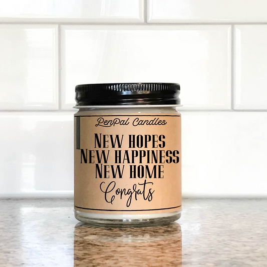 New Home Scented Candle | Personalized Gift