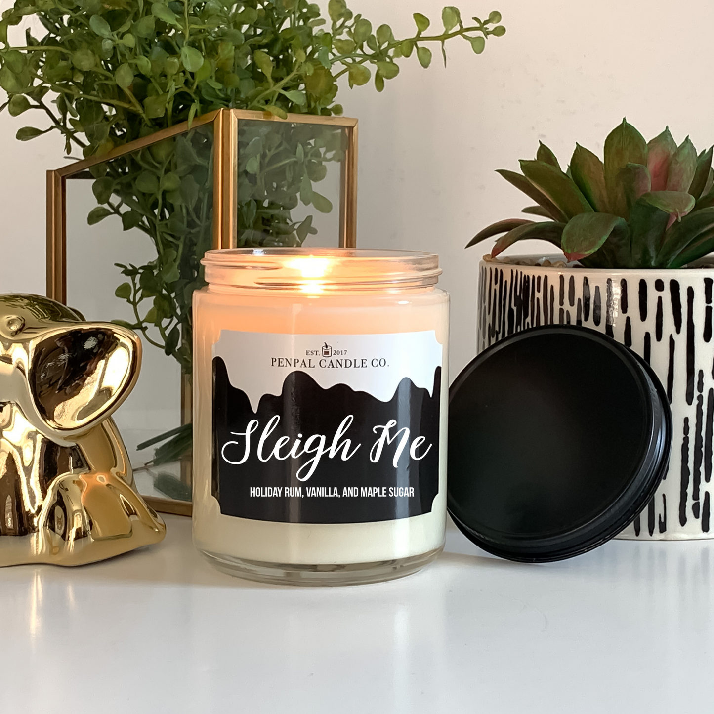 Sleigh Me Baby Candle
