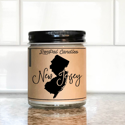 New Jersey Home Candle - Personalized Gift