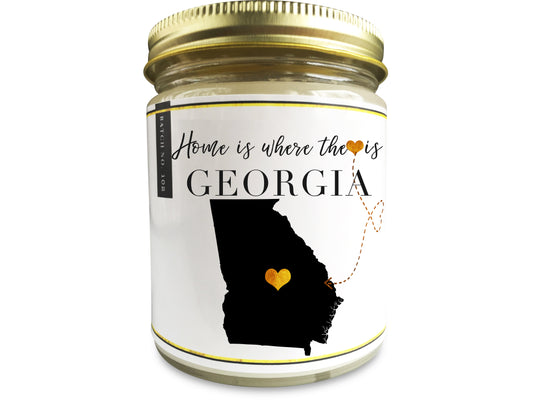 GEORGIA Homesick Candle - PenPal Candle Co ™ - Personalize Candle Greetings