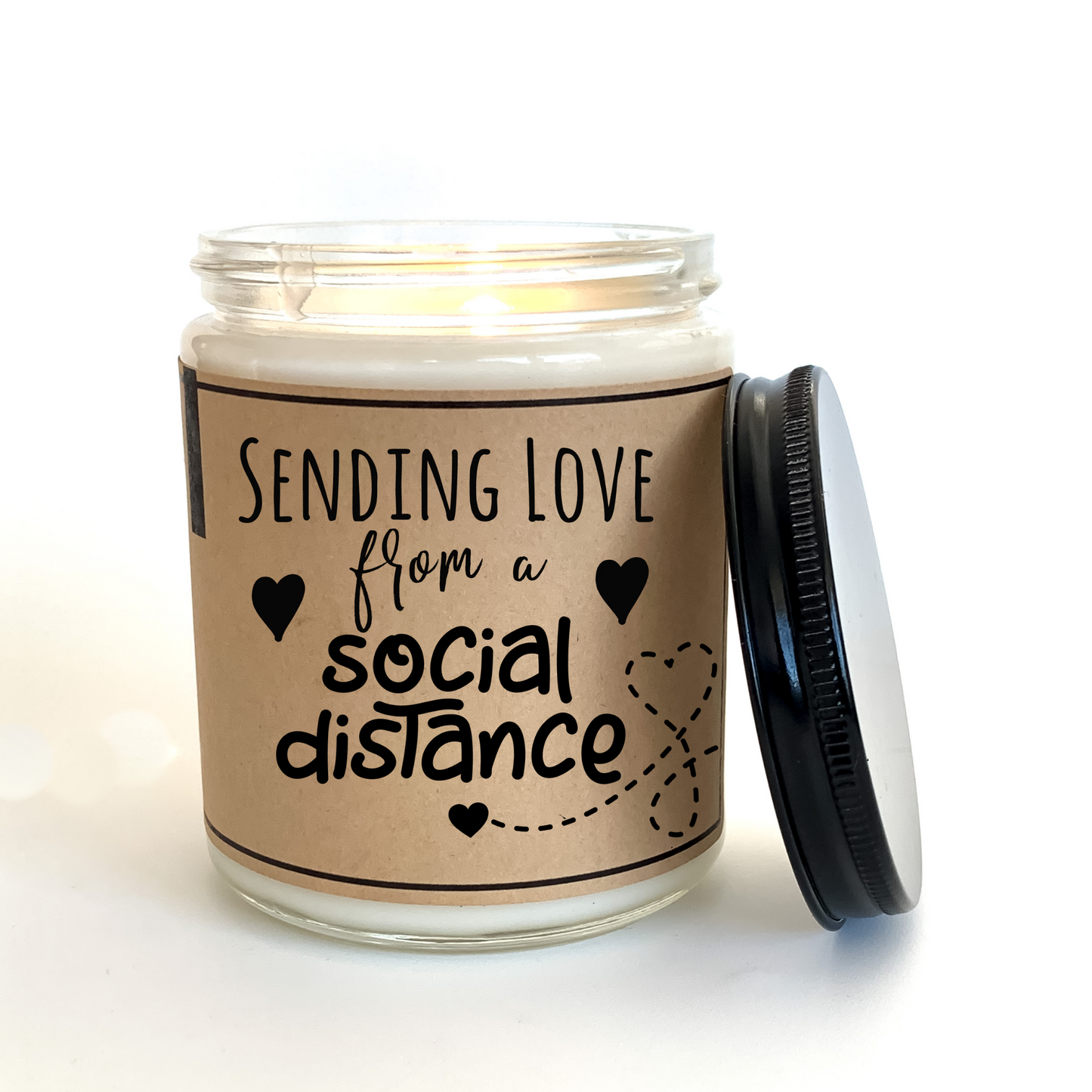 Sending Love From A Social Distance Candle