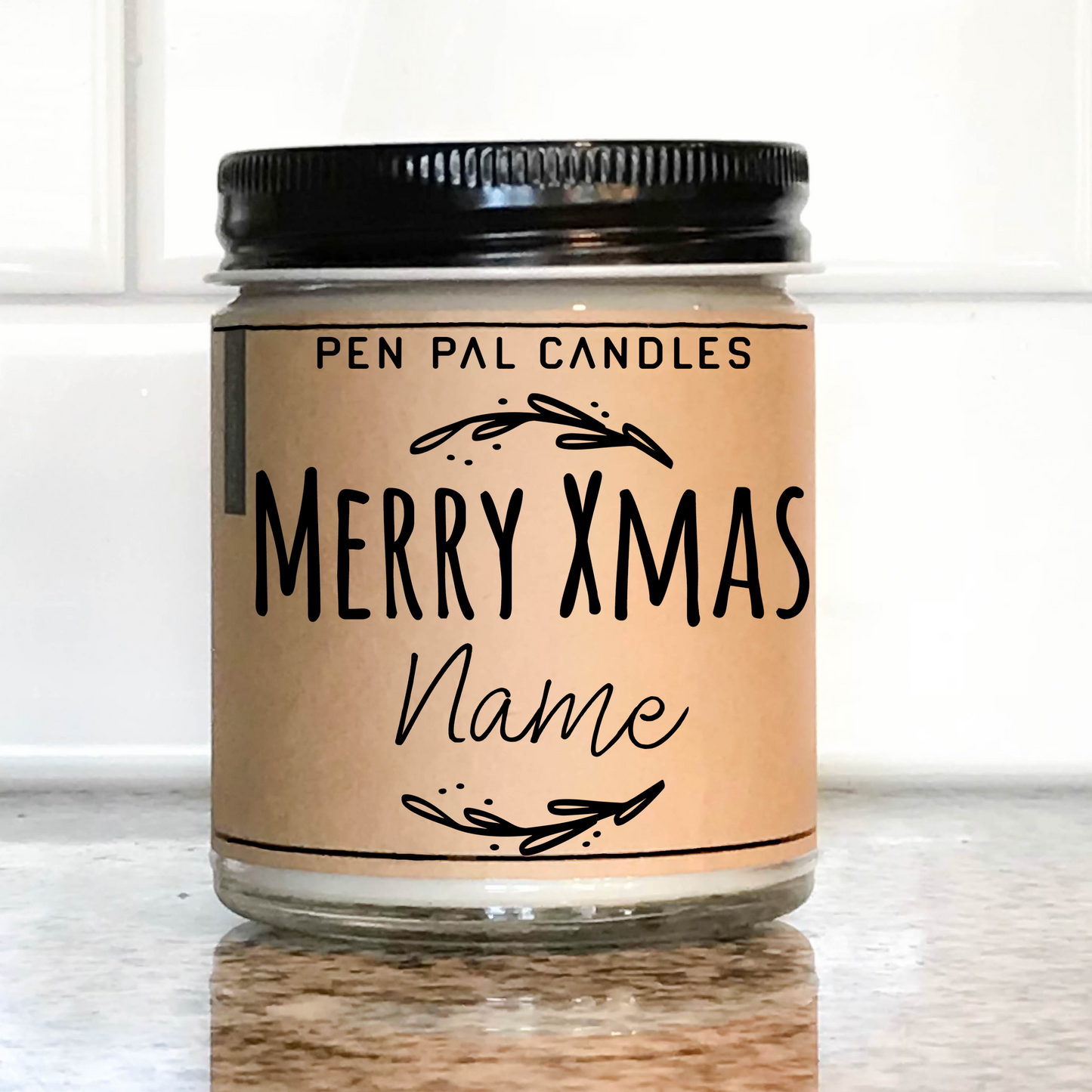 Merry Xmas Candle