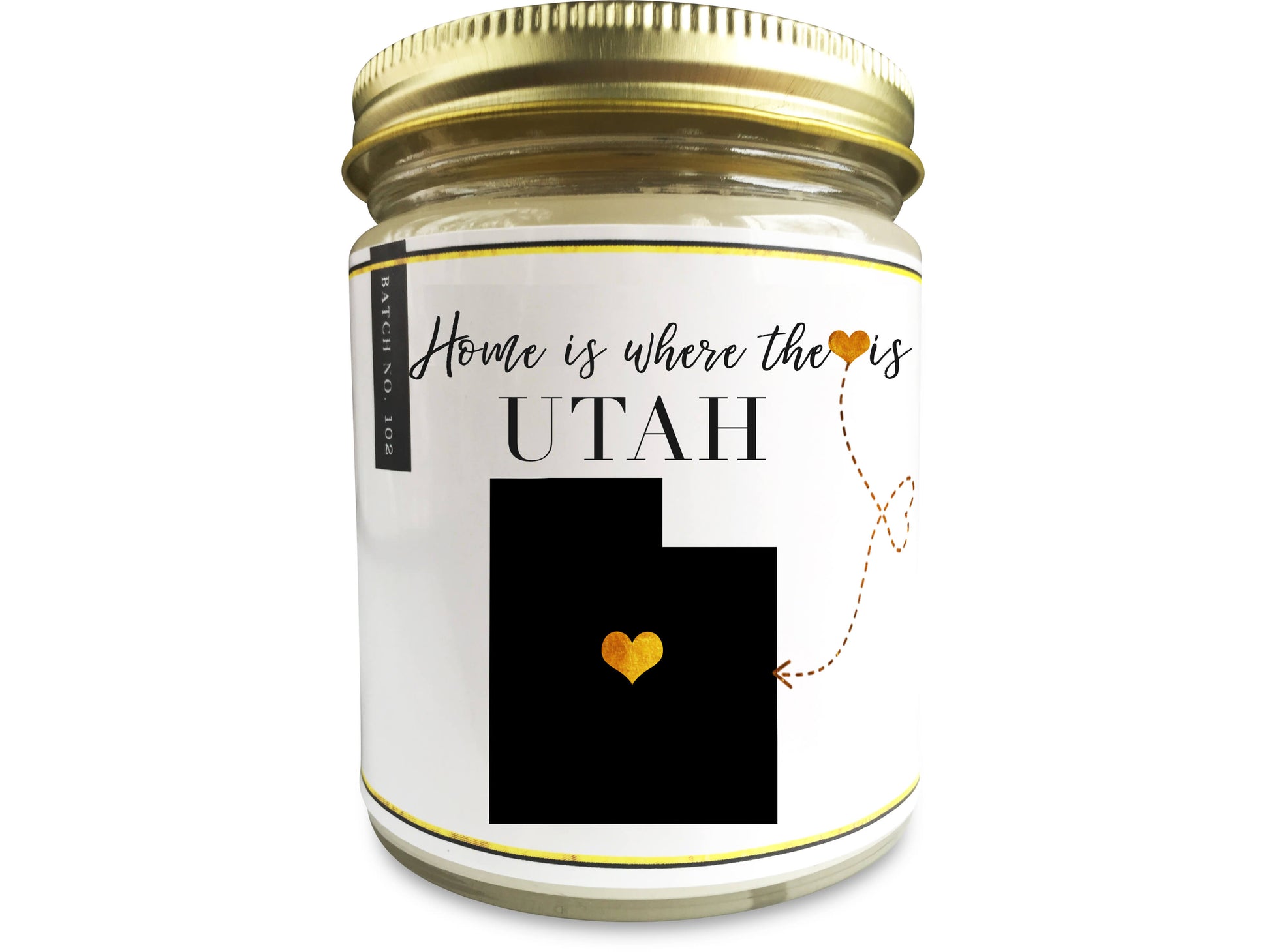 UTAH Homesick Candle - PenPal Candle Co ™ - Personalize Candle Greetings
