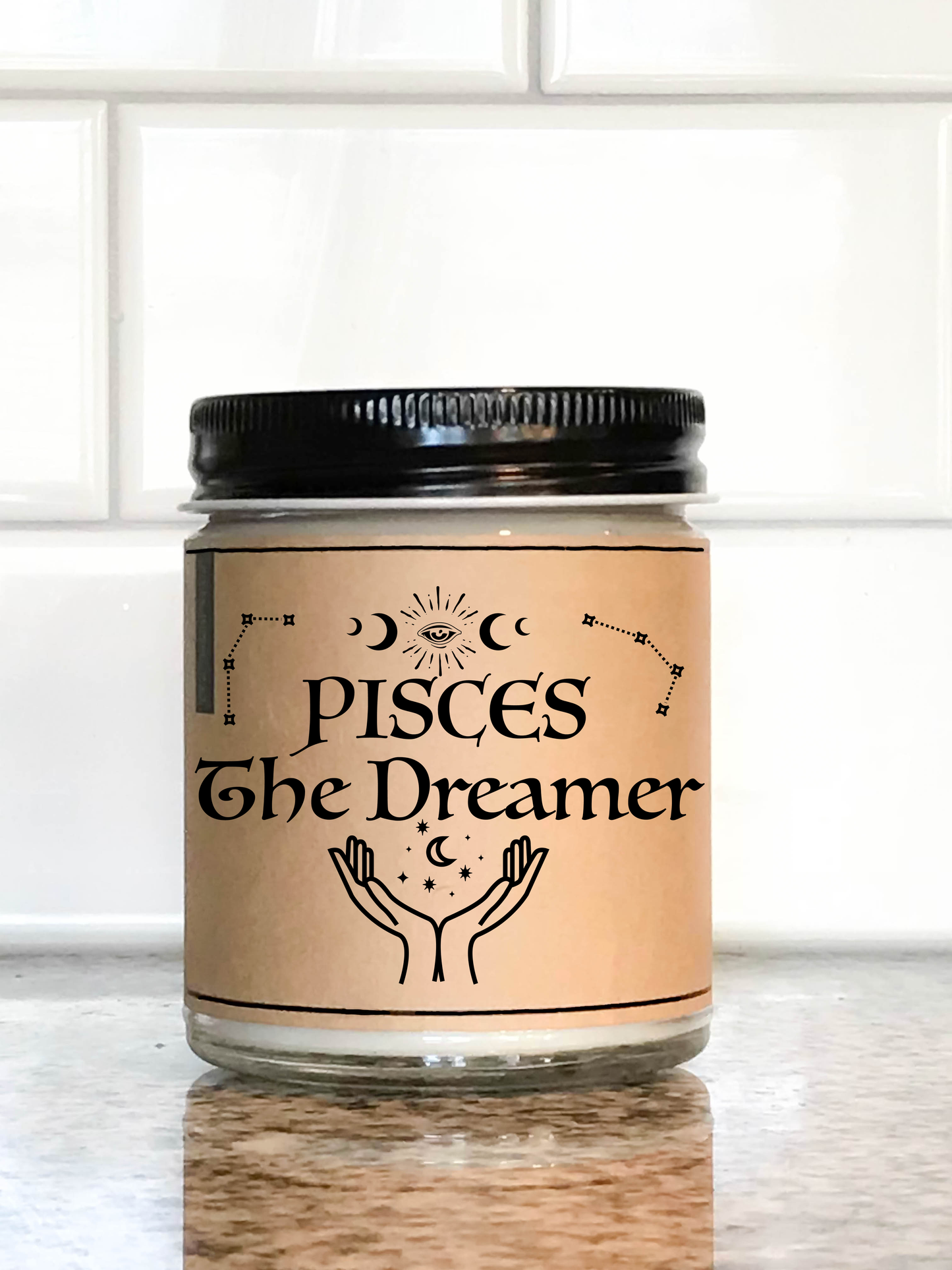 Love Spell Scented Candle - Pisces Zodiac The Dreamer 